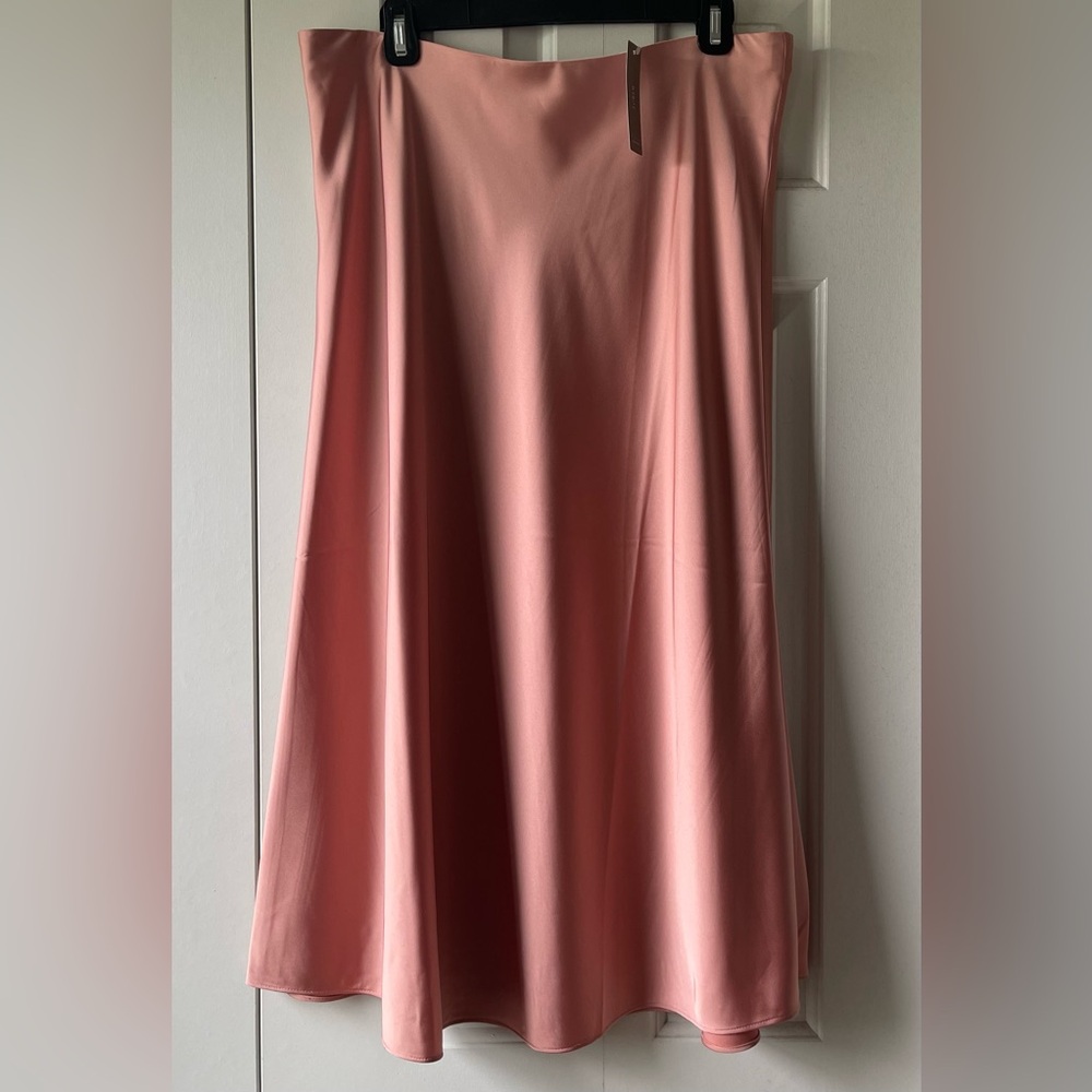 J. Crew large blush Gweneth Slip Skirt